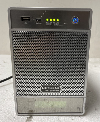 Netgear ReadyNAS RND4000 NV+ 4-Bay NAS Network Attached Storage No HDD w/ Caddy