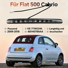 Dritte Bremsleuchte Schwarz OE 77365246 68140780AA für Fiat 500 Cabrio 2009-2018