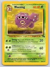 1999 POKEMON WEEZING FOSSIL 45/62 UNLIMITED UC NM A88839 FREE S&H on eBay