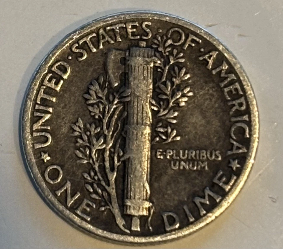 1944 Mercury Dime Silver  "In Cod We Trust" Error - Image 2 of 2