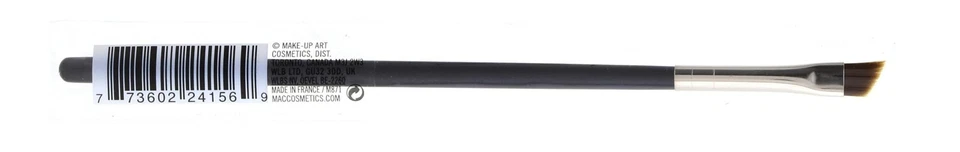 Black Flat Angled Eyeliner Brush For Precise Eye Makeup Shading And Lining - Image 4 of 4