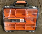 TACTIX 9 Tub Portable Organizer HEAVY DUTY Carry Case Aluminum Latches 17x13x4.2