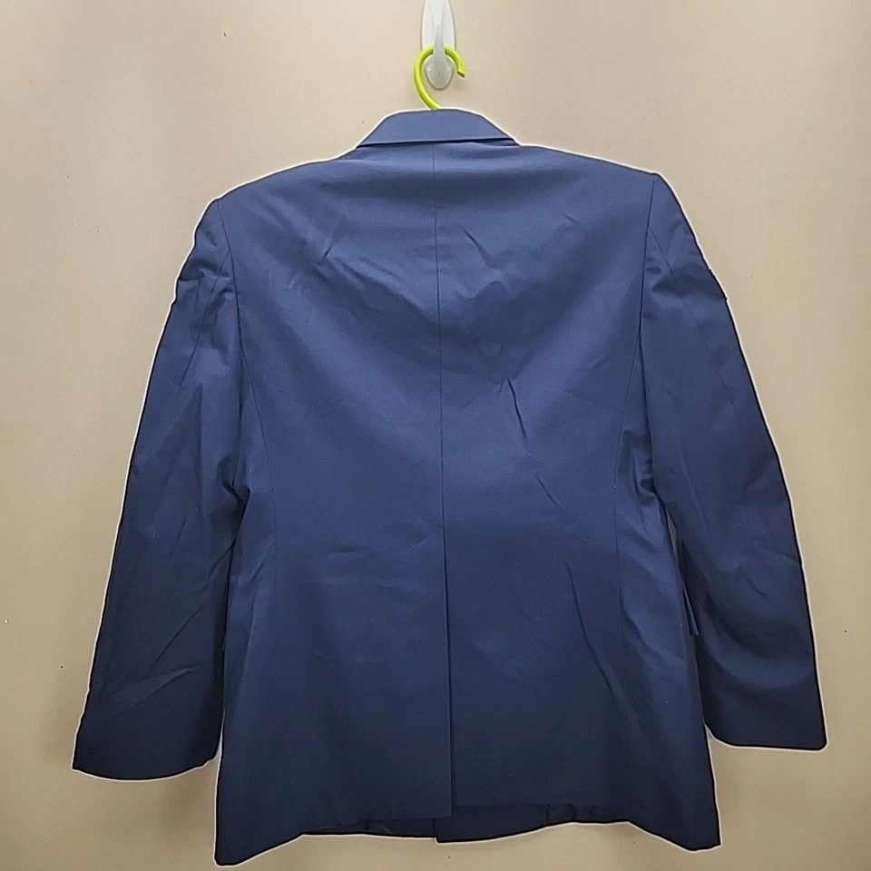 CHAQUETA ABRIGO 3 BOTONES UNIFORME PARA HOMBRE AVIADOR USAF VESTIDO DE LA FUERZA AÉREA DE EE. UU. AZUL 40 Corto Foto 2 de 4