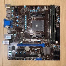 MSI A78M-E35 Motherboard AMD A78 Socket FM2+ DDR3 2 Memory Slots Untested