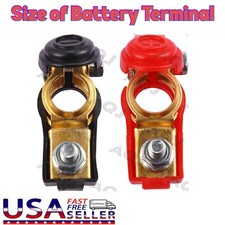 Battery Terminal Connector Top-Post Positive Negative Heavy Duty Universal lot