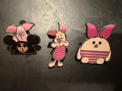 Disney Piglet Pin Set Official Disney Trading Collectible Set of 3