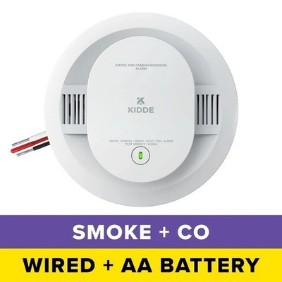 1-pack Kidde 30CUAR Hardwired + Battery Led Smoke & Carbon Monoxide CO2 Detector