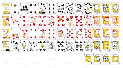 Bicycle Peanuts 75th Anniversary Snoopy Playing Cards / Trump