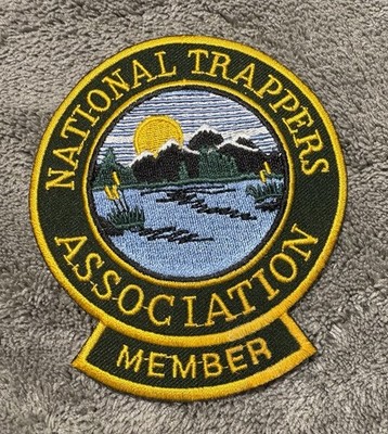 National Trappers Association Member Patch Trapping/Hunting