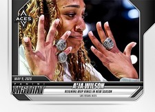 2026 Panini Instant WNBA #38 A'ja Wilson Las Vegas Aces PRESALE