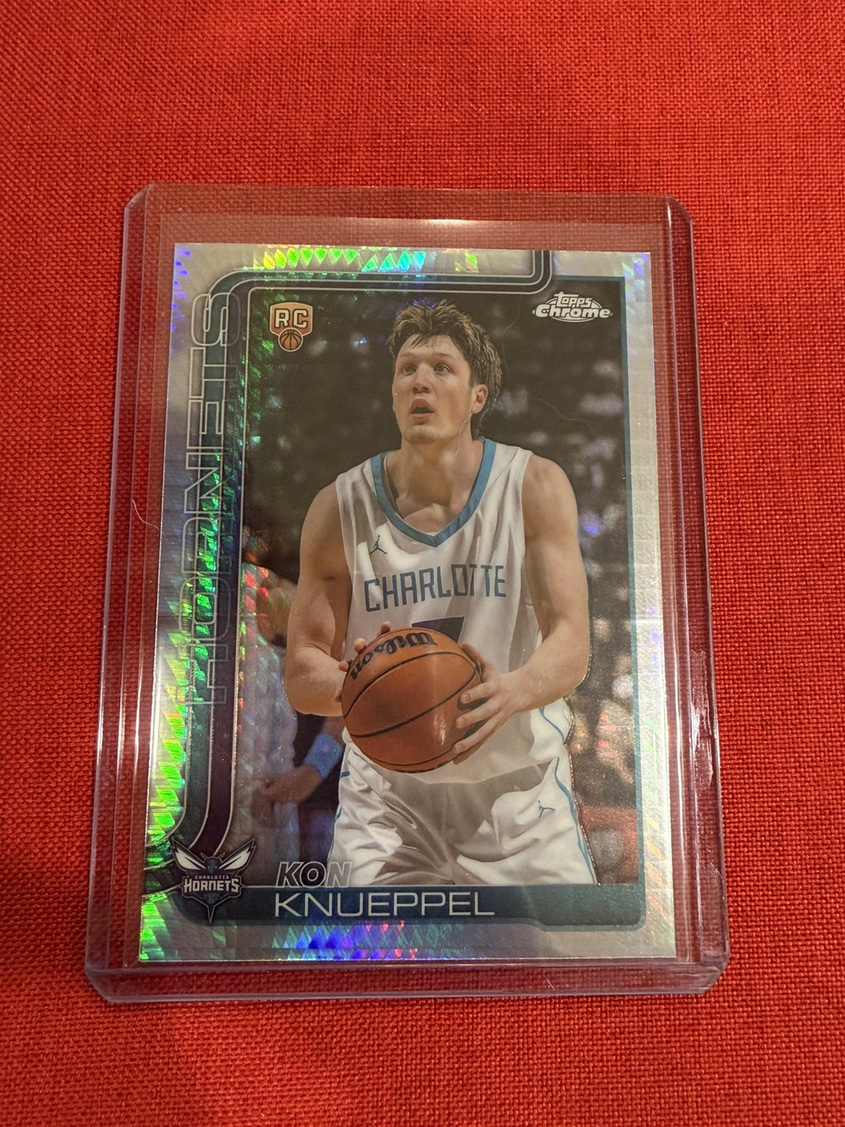 2025-26 Topps Chrome Kon Knueppel Rookie Hyper Refractor #254