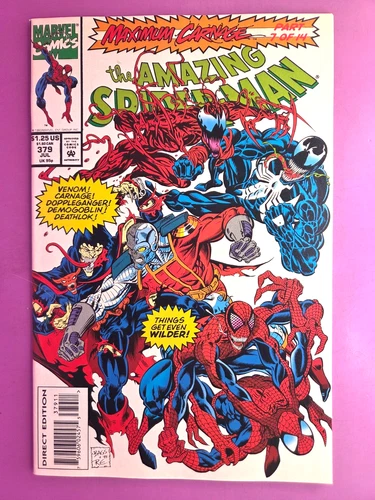 THE AMAZING SPIDER-MAN  #379    FINE/VF   1993 COMBINE SHIP  BX2418 U25