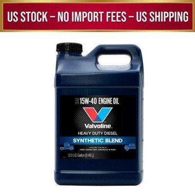 Valvoline Heavy Duty Synthetic Blend 15W-40 Diesel Engine Oil 2.5 GA
