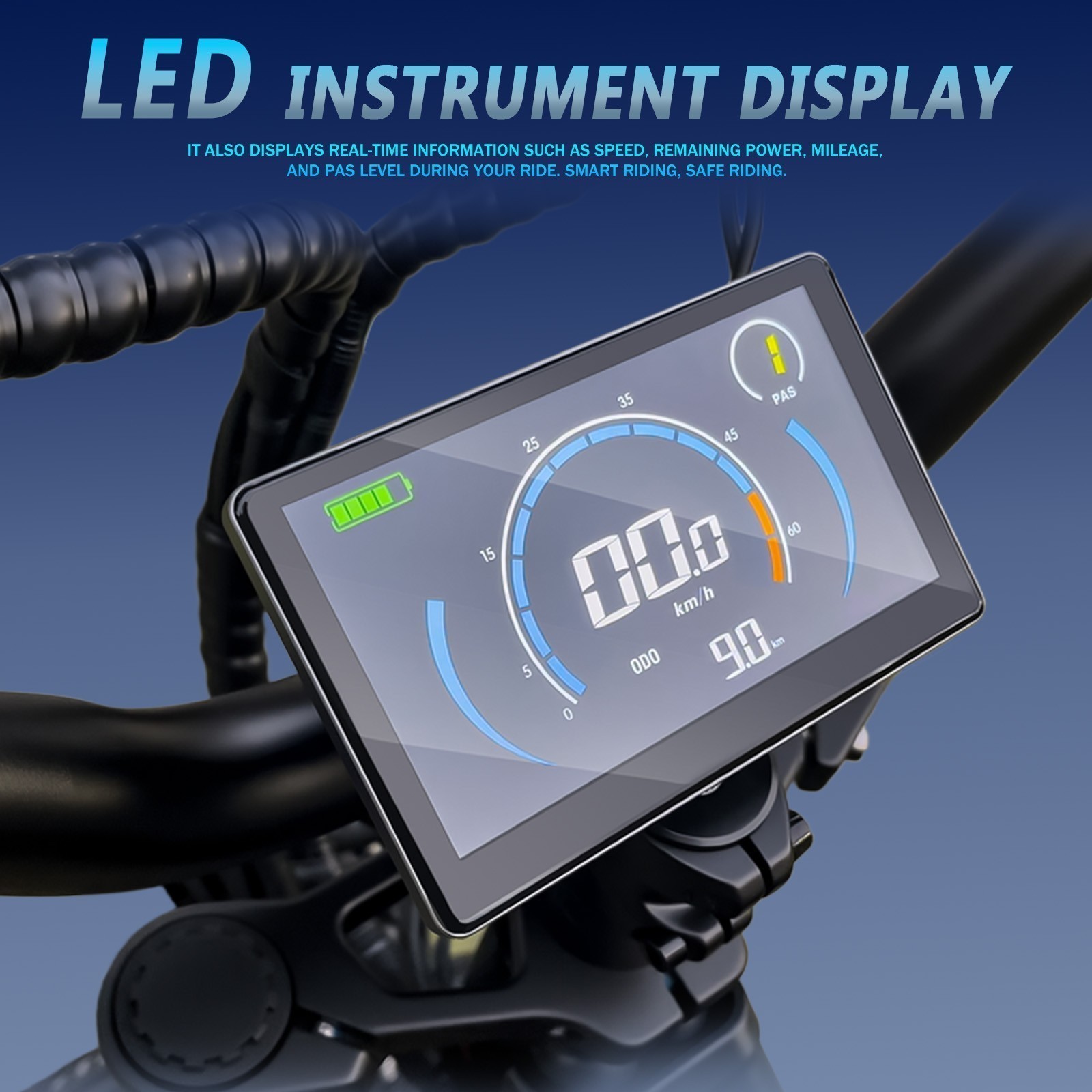 6000W Electric Dirt Bike E-Motorcycles 60V 32Ah 20" E-MoutainBike w/NFC 45MPH US