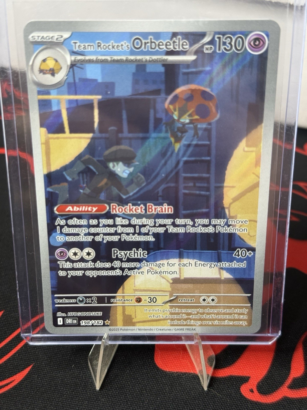 Pokémon TCG Team Rockets Orbeetle SV: Destined Rivals 198/182 - English