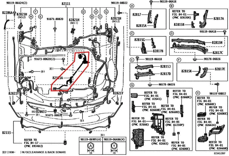 Arnés de cables compresor aire acondicionado Toyota Prius 2016-2022 821H2-47010 Foto 2 de 4