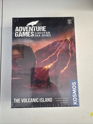 KOSMOS Adventure Games: The Volcanic Island Board Game Cooperative App 1-4 12+