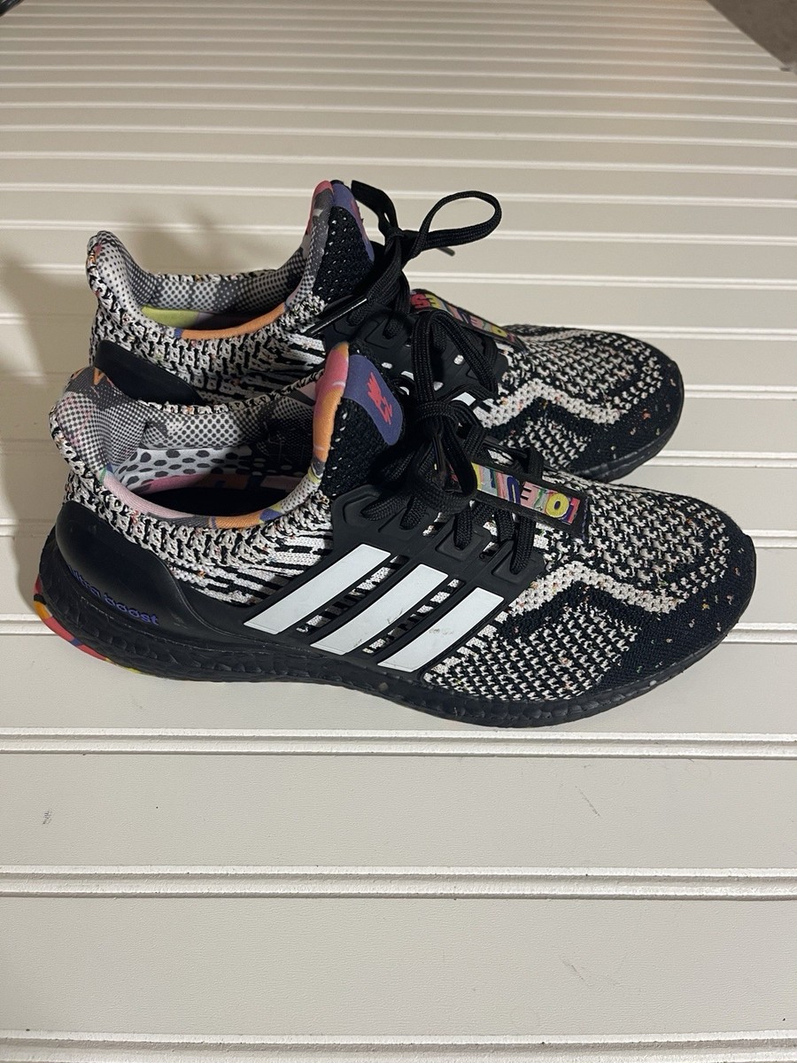 adidas gazelle silver green womens adidas Ultraboost 5 Running Shoes - White/Glory Grey/Lucid Pink main image 1