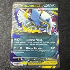 Mega Absol ex 86/132 Double Rare Pokemon Mega Evolution NM A70