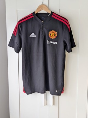 Manchester United 2022/2023 Player Issue Button Tee - adidas H64006