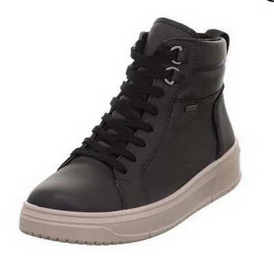 Legero Schnürstiefelette Rejoise Schwarz Leder High Sneaker Boot Knöchelhoch TEX - Bild 1 von 4