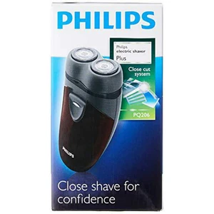 Philips Electric Men Shaver 2-Head Close Cut Cordless AA Battery Powered Travel