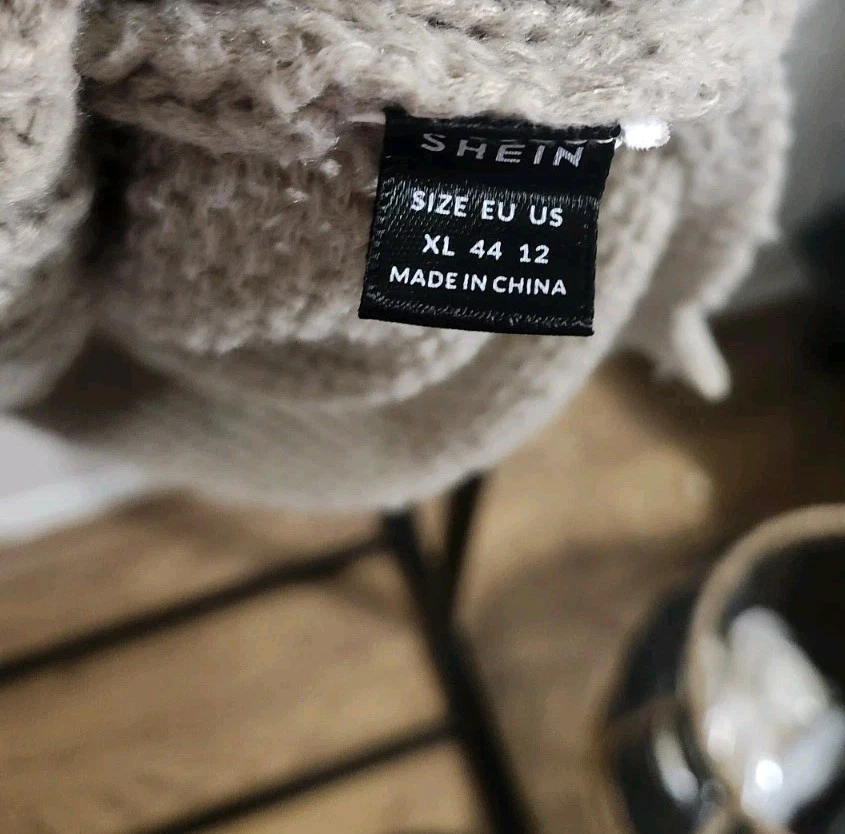 Chaleco Suéter Tejido Grueso Rosa Esmeria Tejido con Cable XL Chaleco Tostado Estilo Preppy Chaleco Tejido  Foto 2 de 4