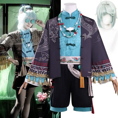 Women Men Game Identity V Cosplay Painter Costume Set Wig Carnival Anime Clothes