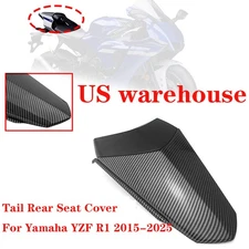 Carbon Fiber Tail Rear Seat Cover Fairing Cowl Compatible With YZF R1 2015-2025