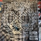 Dixxon Herren Vagabond Hemd Größe Large kariert Knopfleiste Bambusmischung grau schwarz