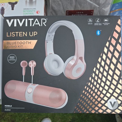 VIVITAR LISTEN UP BLUETOOTH AUDIO KIT MOBILE AUDIO FACTORY SEALED FREE SHIPPING!