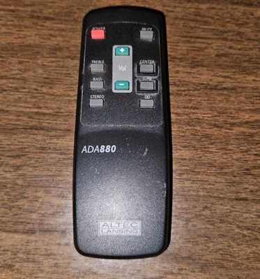 Altec Lansing ADA880 Computer Surround Sound Remote Control Tested/ Working