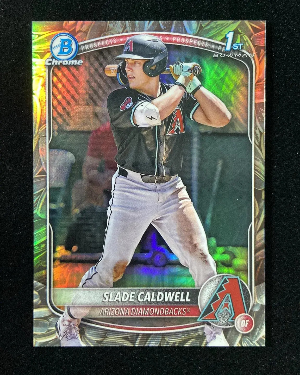 2025 Topps Bowman Chrome Sunflower Seeds #BCP-21 Slade Caldwell 1st SSP J94
