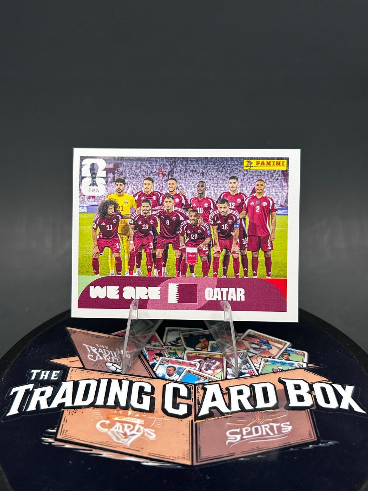 2026 Panini FIFA World Cup Sticker Qatar Team Photo #QAT 13 - Qatar