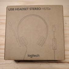Logitech H570e USB Stereo Headset Noise Cance...