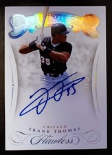 FRANK THOMAS-2018 Flawless (#2/15) Holo-Silver AUTO/AUTOGRAPH-RARE 