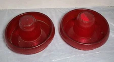 PAIR OEM 1953 1954 Ford by Stimsonite Tail Stop Directional Light Lens FRST-53