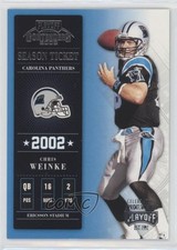 2002 Playoff Contenders Celebrating a Premium Decade 6/10 Chris Weinke #78 wo2
