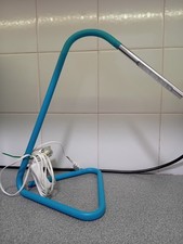 IKEA Harte adjustable LED Desk Lamp - Blue & Silver finish 