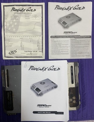 Phoenix Gold ZX475TI Amplifier | eBay