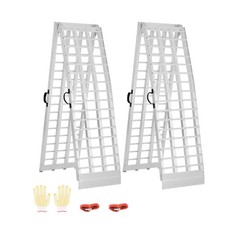 2000 lbs Aluminum Ramps 2Pcs Heavy-duty Loading Ramps with Handles
