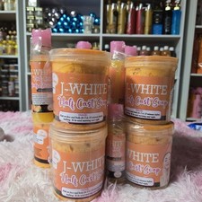 J - White 3D Whitening Half-C Soap Remove Any Skin Blemishes, Remove Stretch