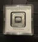 10 gram Silver Square - Geiger Edelmetalle (Encapsulated w/Assay) .999 Silver