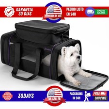 Pet Carrier - Airline Approved Cat and Dog Carrier for Small Dogs, Small Cats up