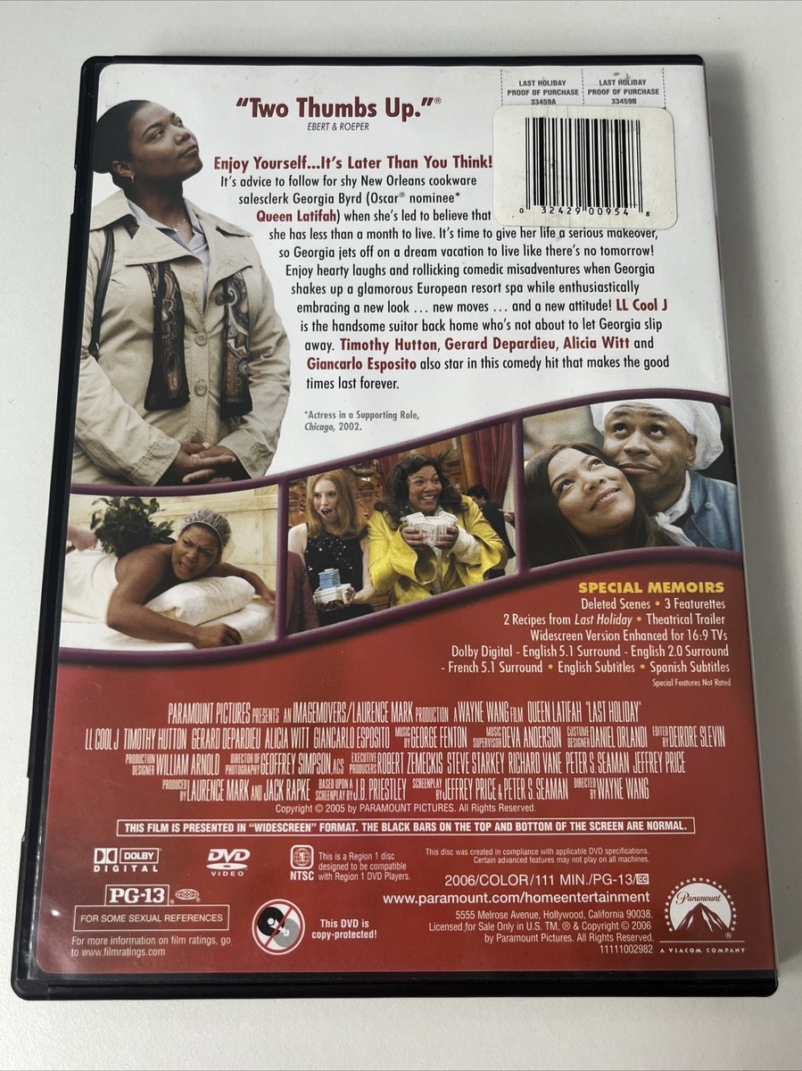 Last Holiday (Widescreen Edition) - DVD - Queen Latifah