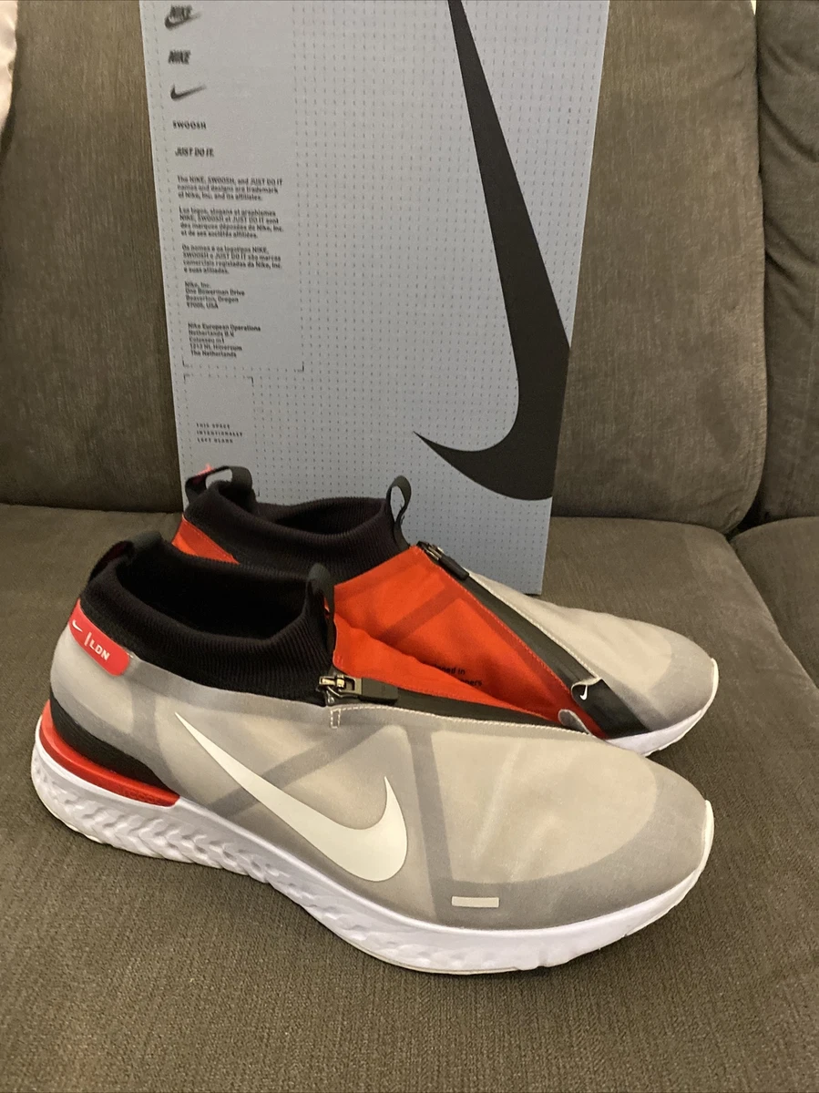 Nike React City HC BQ5304 001 Black Grey Red Size UK 10 EU 45 US