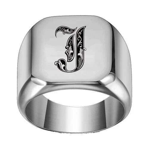 Gothic Stainless Steel Band Fashion Rings