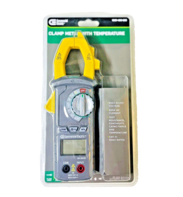 Commercial Electric CM-2033R 600A AC Digital Clamp Meter With Temperature Sealed