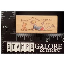 All Night Media Rubber Stamps Pooh DISNEY CHARACTERS 739E PROMISE CHILD T27