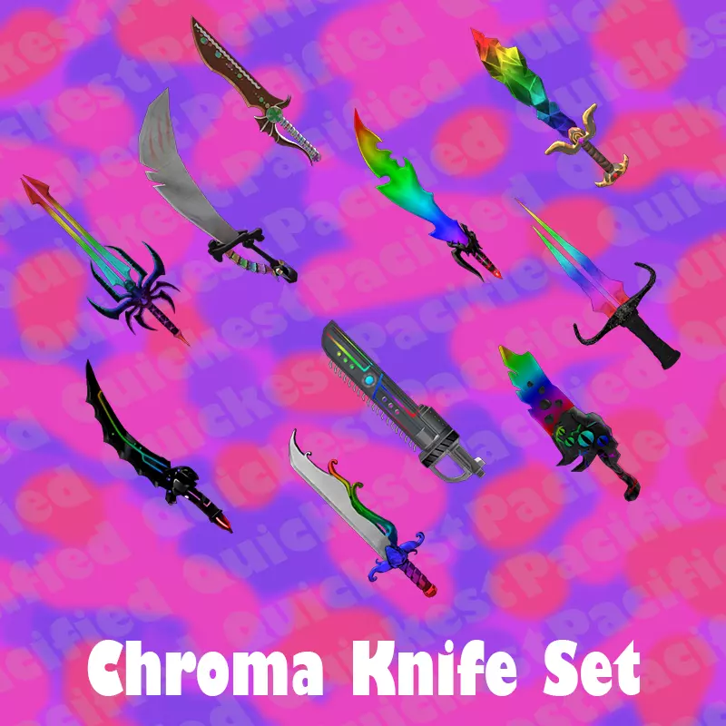 Roblox Murder Mystery 2 MM2 Tier 3 Godly Bundle Knife and Guns